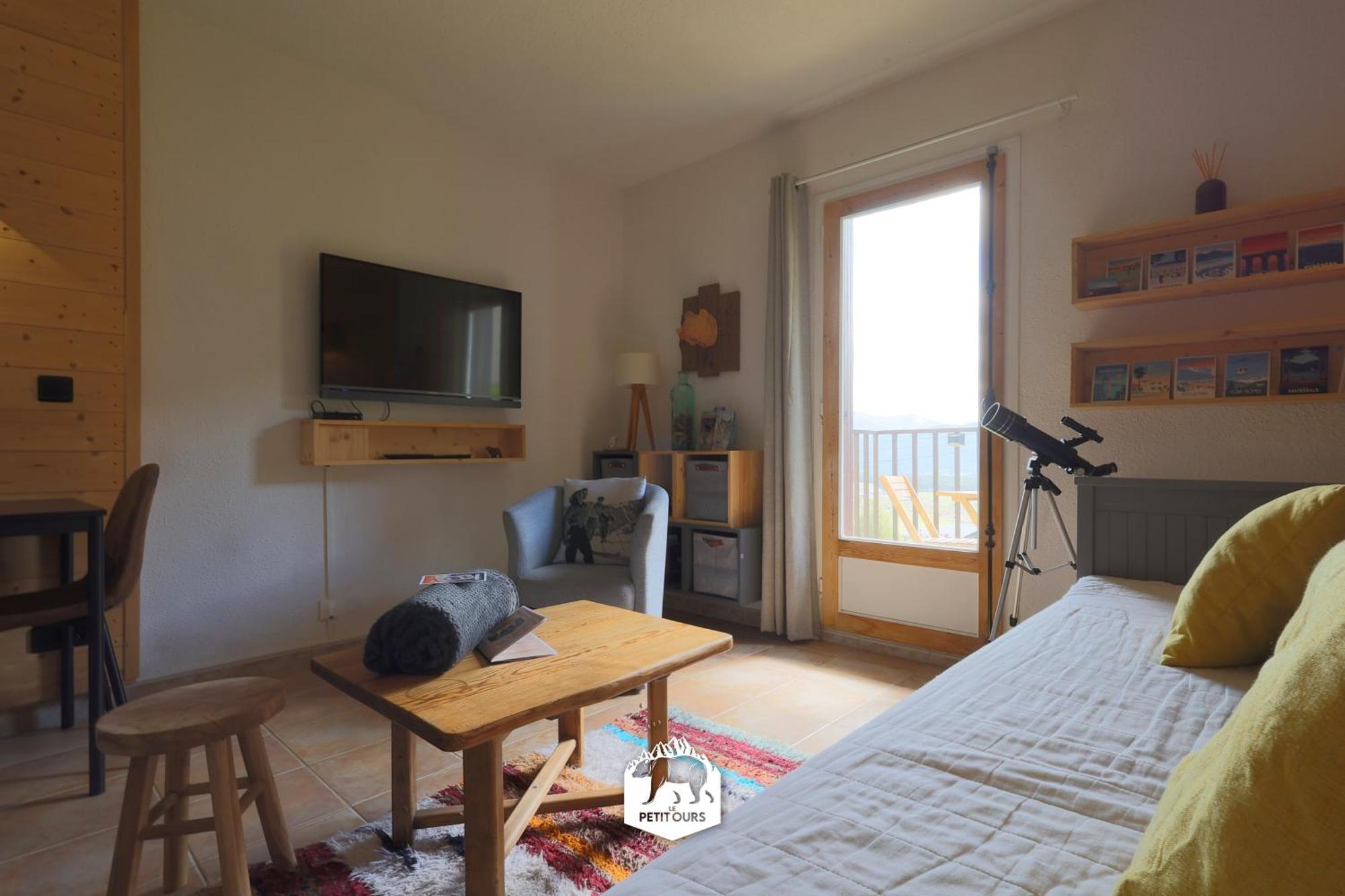 Le Petit Ours & Le Petit Cerf - Studios Vue Lac & Montagnes เลส์ อองเจลส์ ภายนอก รูปภาพ