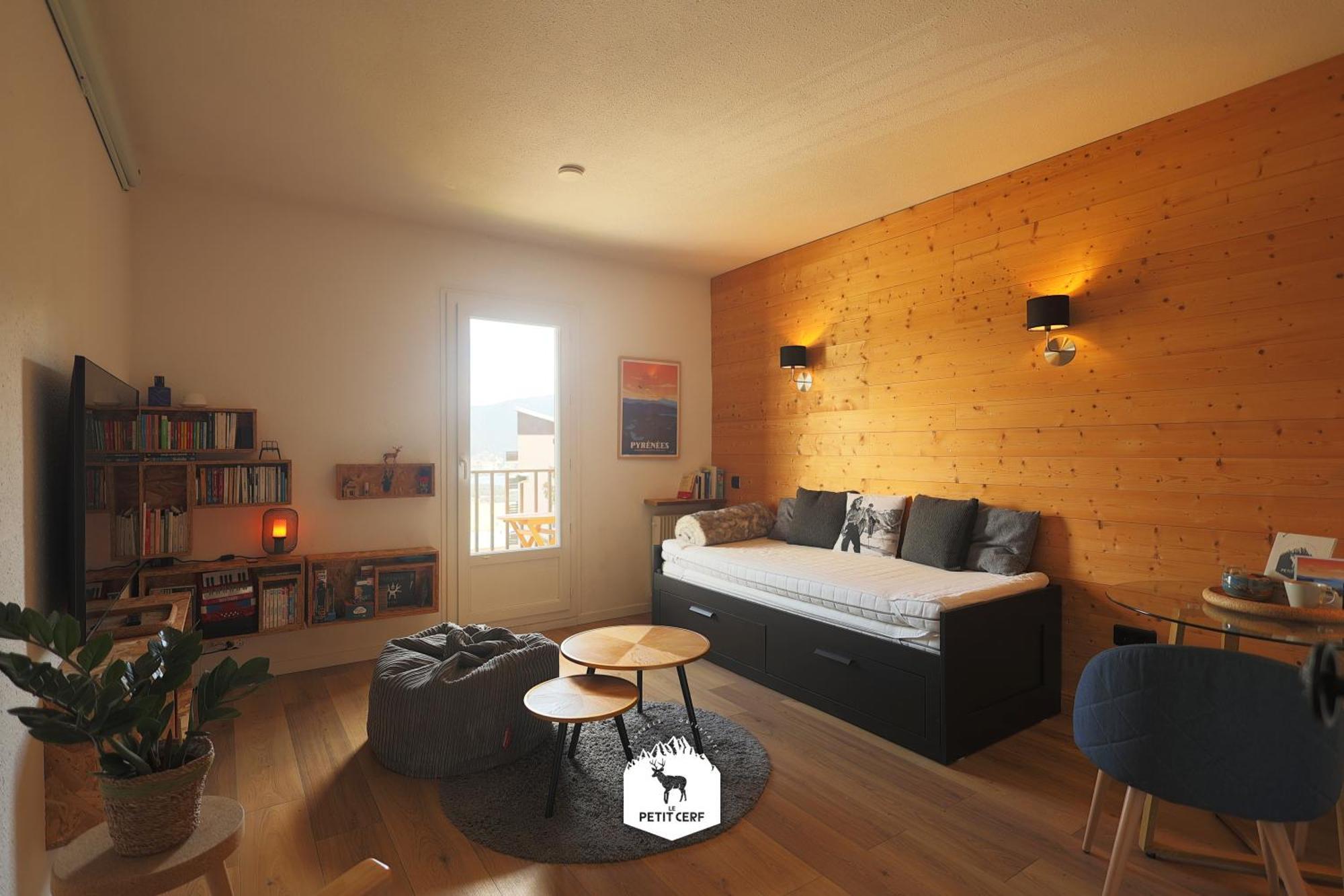 Le Petit Ours & Le Petit Cerf - Studios Vue Lac & Montagnes เลส์ อองเจลส์ ภายนอก รูปภาพ
