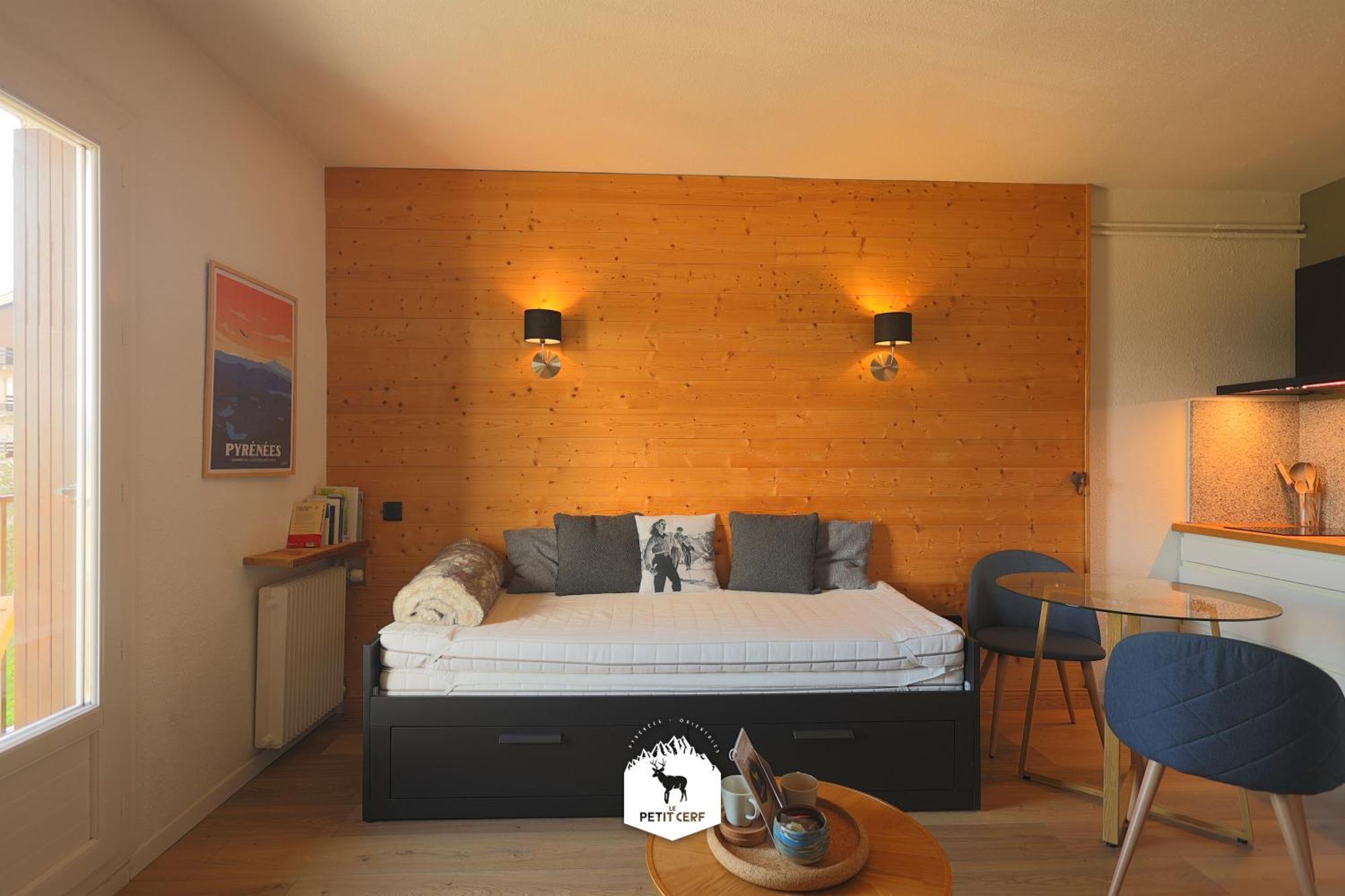 Le Petit Ours & Le Petit Cerf - Studios Vue Lac & Montagnes เลส์ อองเจลส์ ภายนอก รูปภาพ